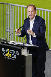 Invictus Games Pressekonferenz mit Prinz Harry in Düsseldorf