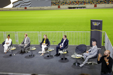 Invictus Games Pressekonferenz mit Prinz Harry in Düsseldorf