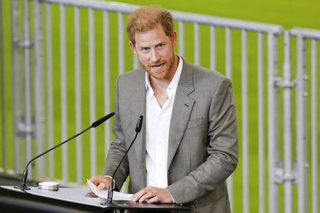 Invictus Games Pressekonferenz mit Prinz Harry in Düsseldorf