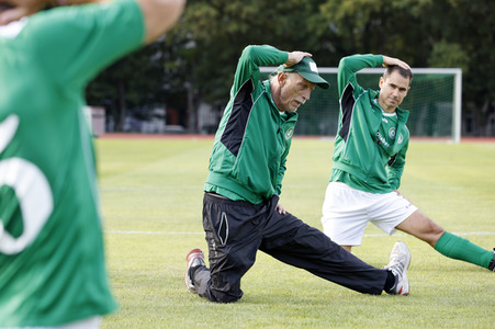 Fußballspiel FC Bundestag vs. FC Diabetologie in Berlin