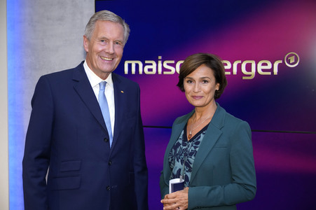 Talkshow 'maischberger' in Berlin