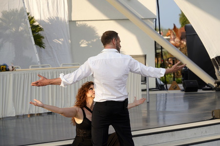 Theaterprobe 'Jedermann' in Beelitz