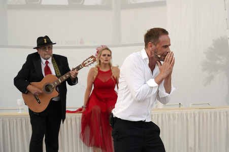 Theaterprobe 'Jedermann' in Beelitz