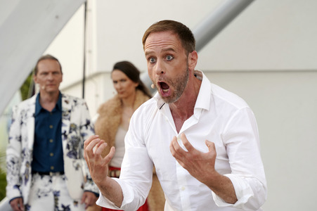 Theaterprobe 'Jedermann' in Beelitz