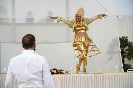 Theaterprobe 'Jedermann' in Beelitz
