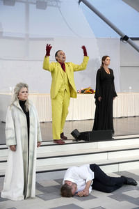 Theaterprobe 'Jedermann' in Beelitz