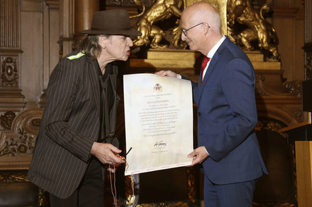 Festakt Verleihung der Ehrenbürgerwürde an Udo Lindenberg in Hamburg
