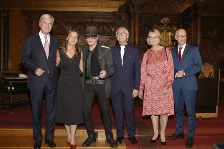 Festakt Verleihung der Ehrenbürgerwürde an Udo Lindenberg in Hamburg