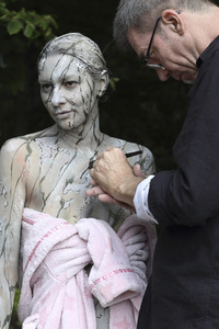 NATURE ART: Stechlinsee Bodypainting