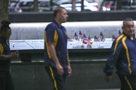 Gedenken an die Opfer der Terroranschläge am Wold Trade Center in New York