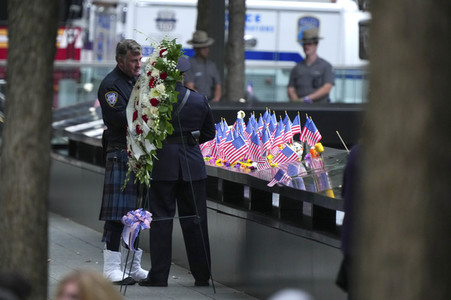 Gedenken an die Opfer der Terroranschläge am Wold Trade Center in New York