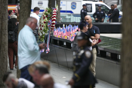 Gedenken an die Opfer der Terroranschläge am Wold Trade Center in New York