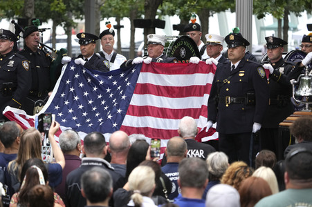 Gedenken an die Opfer der Terroranschläge am Wold Trade Center in New York