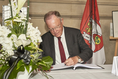 Kondolenzbuch für die Queen in Hannover