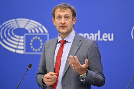 Pressekonferenz zur Verordnung über Entwaldung im Europäischen Parlament in Straßburg