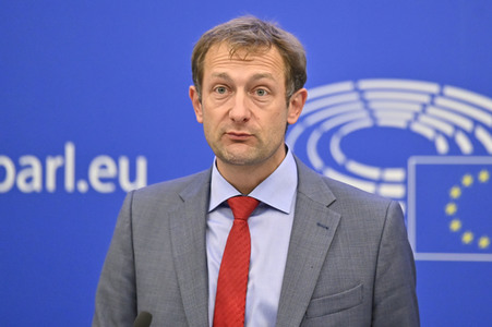 Pressekonferenz zur Verordnung über Entwaldung im Europäischen Parlament in Straßburg