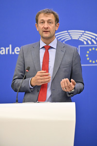 Pressekonferenz zur Verordnung über Entwaldung im Europäischen Parlament in Straßburg