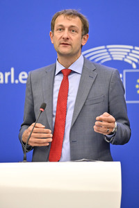 Pressekonferenz zur Verordnung über Entwaldung im Europäischen Parlament in Straßburg