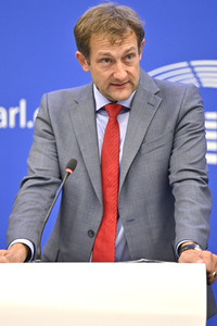 Pressekonferenz zur Verordnung über Entwaldung im Europäischen Parlament in Straßburg