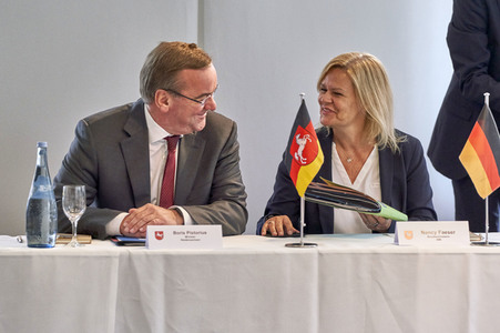 Innenministerkonferenz der SPD-geführten Innenressorts in Hannover