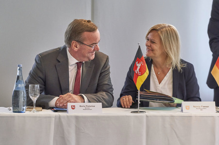 Innenministerkonferenz der SPD-geführten Innenressorts in Hannover