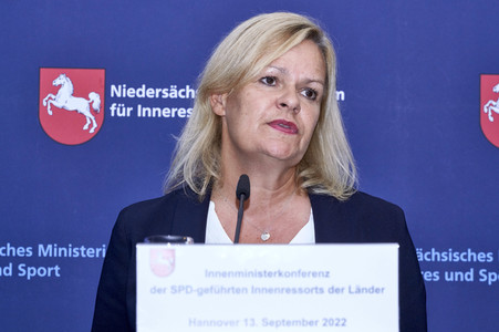 Innenministerkonferenz der SPD-geführten Innenressorts in Hannover