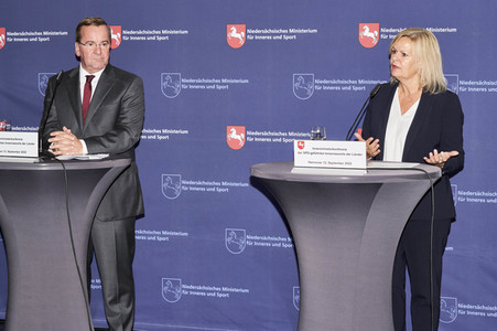 Innenministerkonferenz der SPD-geführten Innenressorts in Hannover