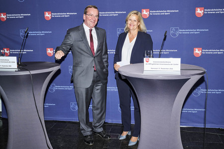 Innenministerkonferenz der SPD-geführten Innenressorts in Hannover