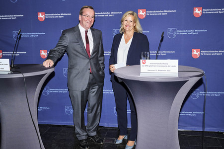 Innenministerkonferenz der SPD-geführten Innenressorts in Hannover