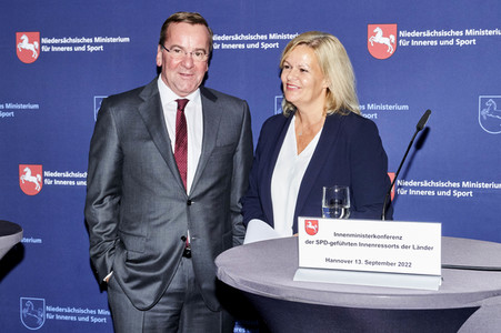 Innenministerkonferenz der SPD-geführten Innenressorts in Hannover