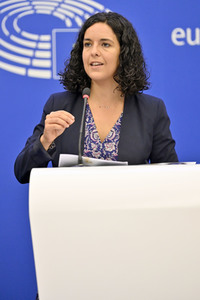 Pressebriefing der Fraktion Die Linke im EU-Parlament in Straßburg