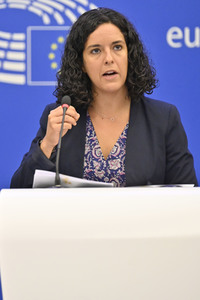 Pressebriefing der Fraktion Die Linke im EU-Parlament in Straßburg