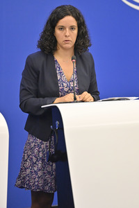 Pressebriefing der Fraktion Die Linke im EU-Parlament in Straßburg