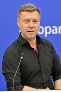 Pressebriefing der Fraktion Die Linke im EU-Parlament in Straßburg