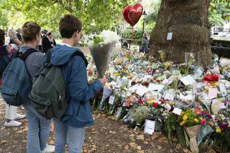 Trauer um Queen Elizabeth in London