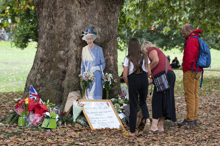 Trauer um Queen Elizabeth in London
