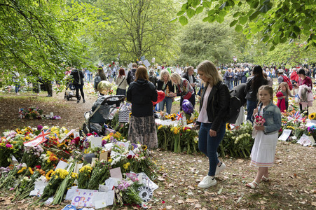 Trauer um Queen Elizabeth in London
