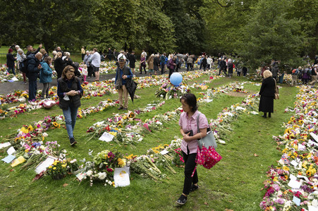 Trauer um Queen Elizabeth in London