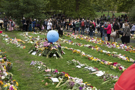 Trauer um Queen Elizabeth in London