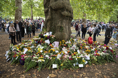 Trauer um Queen Elizabeth in London
