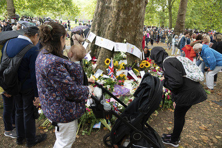 Trauer um Queen Elizabeth in London