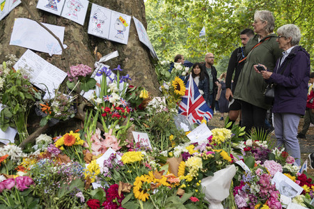 Trauer um Queen Elizabeth in London