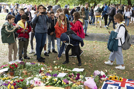 Trauer um Queen Elizabeth in London