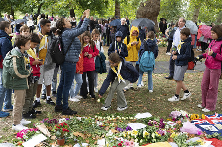Trauer um Queen Elizabeth in London