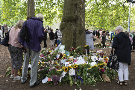 Trauer um Queen Elizabeth in London