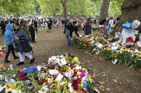 Trauer um Queen Elizabeth in London