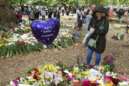 Trauer um Queen Elizabeth in London