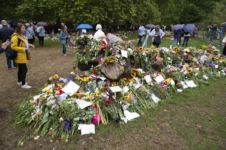 Trauer um Queen Elizabeth in London