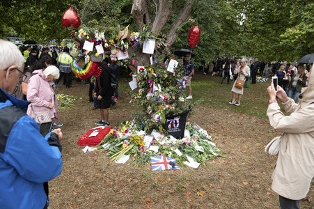 Trauer um Queen Elizabeth in London