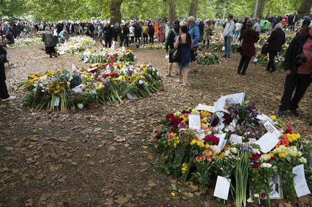 Trauer um Queen Elizabeth in London